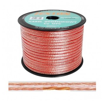 Przewód głośnikowy LEXTON 2x0,75 Cu-OFC