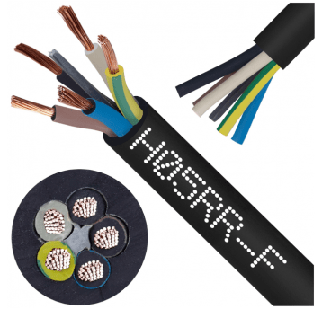 Przewód izolacji gumowej (OW) H05RR-F 5G1,5 5x1,5