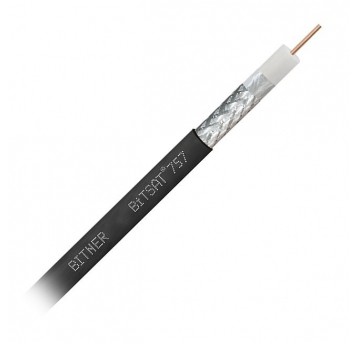 Przewód koncentryczny BITSAT 757 BLACK LF0501 zewn
