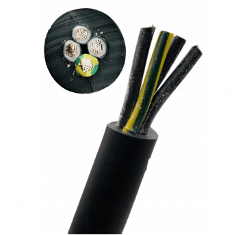 Przewód sterowniczy BIT500 (St) BLACK FR 2x0,75 ek