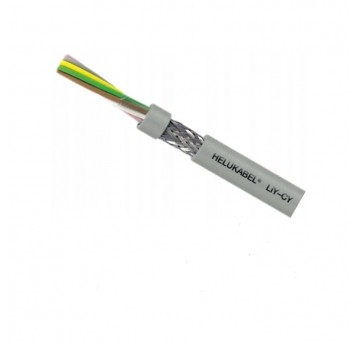 Przewód sterowniczy LIYCY 3x0,75 szary ekranowany