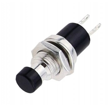 Przycisk chwilowy okrągły zwierny NO czarn PBS-110
