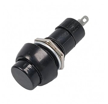 Przycisk chwilowy okrągły zwierny NO czarn PBS-11B
