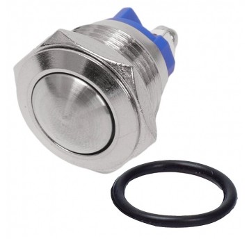 Przycisk chwilowy okrągły zwierny NO PBW-16BKS