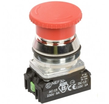 Przycisk NEF30-DRpXY czerwony PROMET