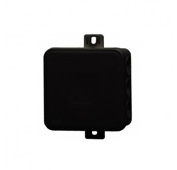 Puszka herm. V5 term. 75x75x41 IP54 czarna-klik