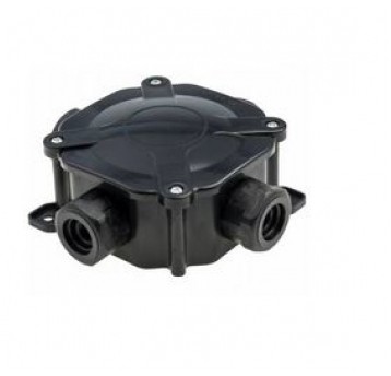 Puszka hermetyczna z zaciskami czarna F11 5x4mm2