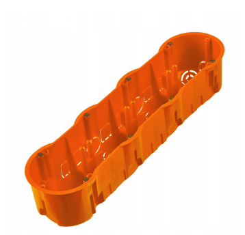 Puszka podtynkowa PK-60 poczwórna głęboka z wkr.