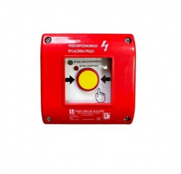 Ręczny przycisk pożarowy PWP1 2LED zielony/czerwon