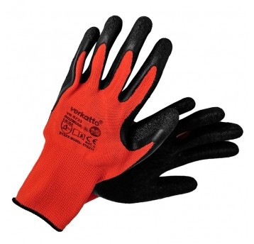 Rękawice ochronne VR-5732 LATEX RED 9 L