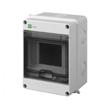 Rozdzielnica 1x5 natynkowa EP-LUX dymna IP55