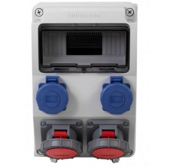 Rozdzielnica CAJA 9M 16/5,32/5,2x230V IP65