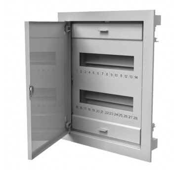 Rozdzielnica podtynkowa 2x12MOD uniwers.met.drzwi