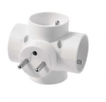 Rozgałęźnik elektryczny 4x2P+Z