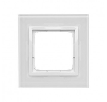 Simon 54 Nature Ramka poj. szkło BIAŁA PERŁA