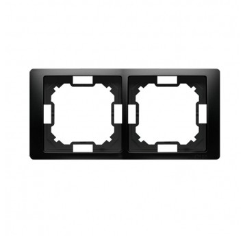 Simon Basic Neos Ramka podwójna czarna