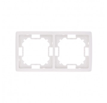 Simon Basic Standard Ramka podwójna uniw. biała