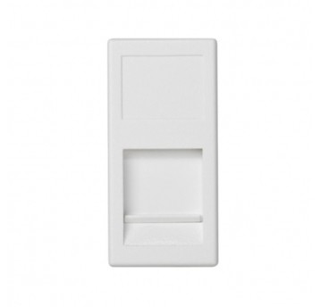 Simon Connect Płytka K45/2 1xRJ z osłoną KA76/9