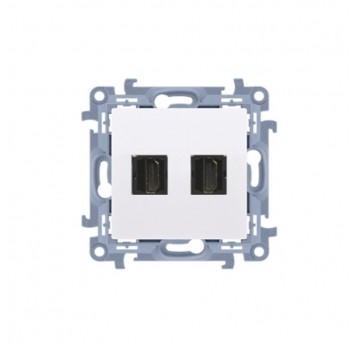 Simon10 Gniazdo HDMI podwójne