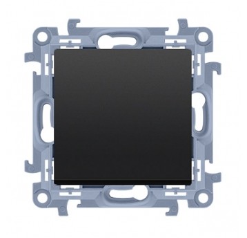 Simon10 Łącznik jednobieg. 10AX IP20 czarny mat