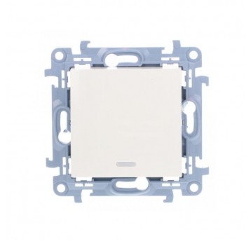 Simon10 Łącznik schod. podśw. LED 10AX IP20 biały