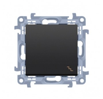 Simon10 Łącznik schodowy 10AX czarny mat