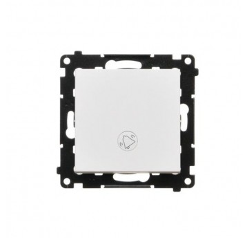 Simon10 Przycisk "dzwonek" z LED 10AX IP20 biały