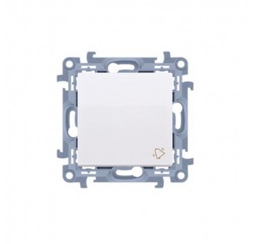 Simon10 Przycisk dzwonkowy biały