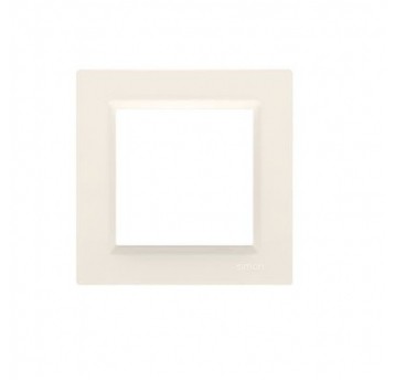 Simon10 Ramka pojedyńcza kremowa
