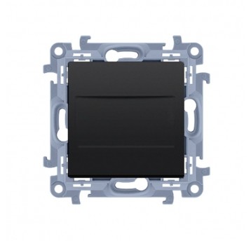 Simon10 Zaślepka ramki czarna CPS.01/49