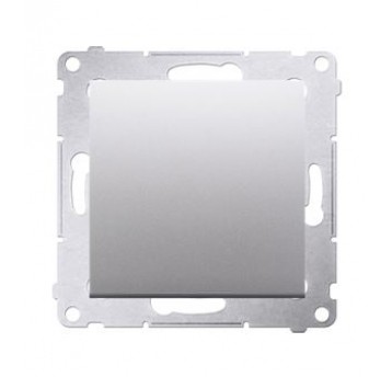 Simon54 Łącznik jednobiegunowy srebrny mat