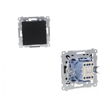 Simon54 Łącznik krzyżowy bez piktogramu cz. mat