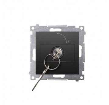 Simon54 Łącznik na kluczyk jednobieg. czarny mat