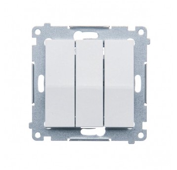 Simon54 Łącznik potrójny biały