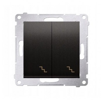 Simon54 Łącznik schodowy podwójny antracyt