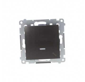 Simon54 Łącznik schodowy z podświetl. antracyt