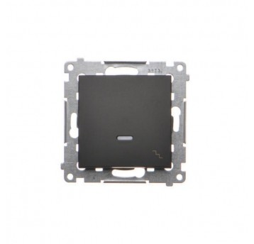 Simon54 Łącznik schodowy z podświetl. czarny mat