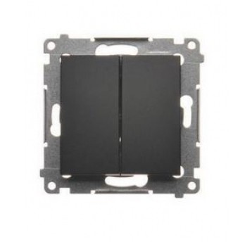 Simon54 Łącznik świecznikowy podw. czarny mat