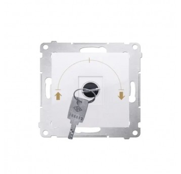 Simon54 Łącznik żaluzjowy kluczyk trójpoz.I-0-II