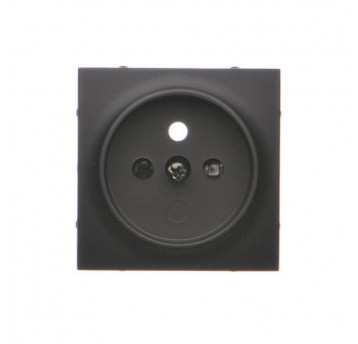 Simon54 Pokrywa gniazda pojednczeg z/u czarny mat