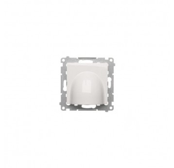 Simon54 Przyłącze kabla S54 biały mat