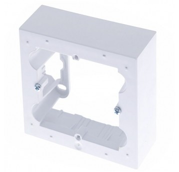 Simon54 Puszka natynkowa pojedyncza biała