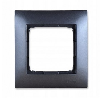 Simon54 Ramka pojedyncza antracyt 1 pole