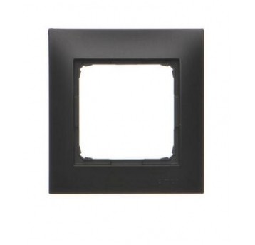 Simon54 Ramka pojedyncza czarny mat 1 pole