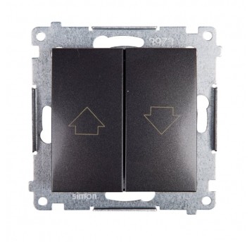 Simon54 wył. żaluzjowy z blok. el. równ.wł. antr.