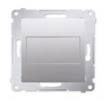 Simon54 Zaślepka ramki srebrny mat