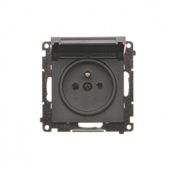 Simon55 Gniazdo wtycz. do wer. IP44 bez u. cz. mat