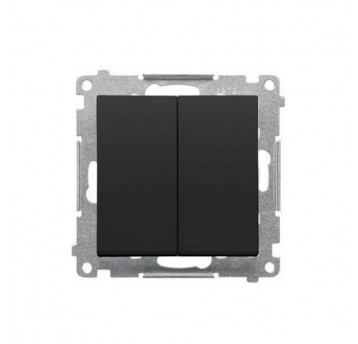 Simon55 Łącznik krzyżowy podwójny Czarny mat