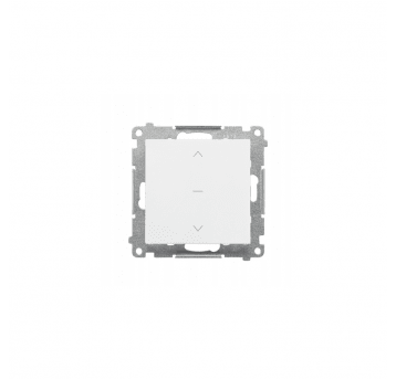 Simon55 Przycisk roletowy 10A 250V biały mat