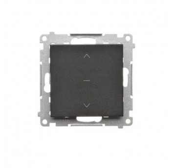 Simon55 Przycisk żaluzjowy 10A 250V czarny mat